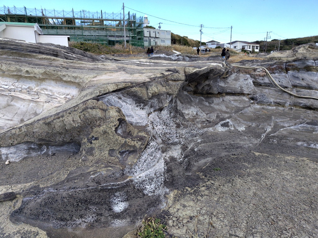 城ヶ島 テフラ 断層