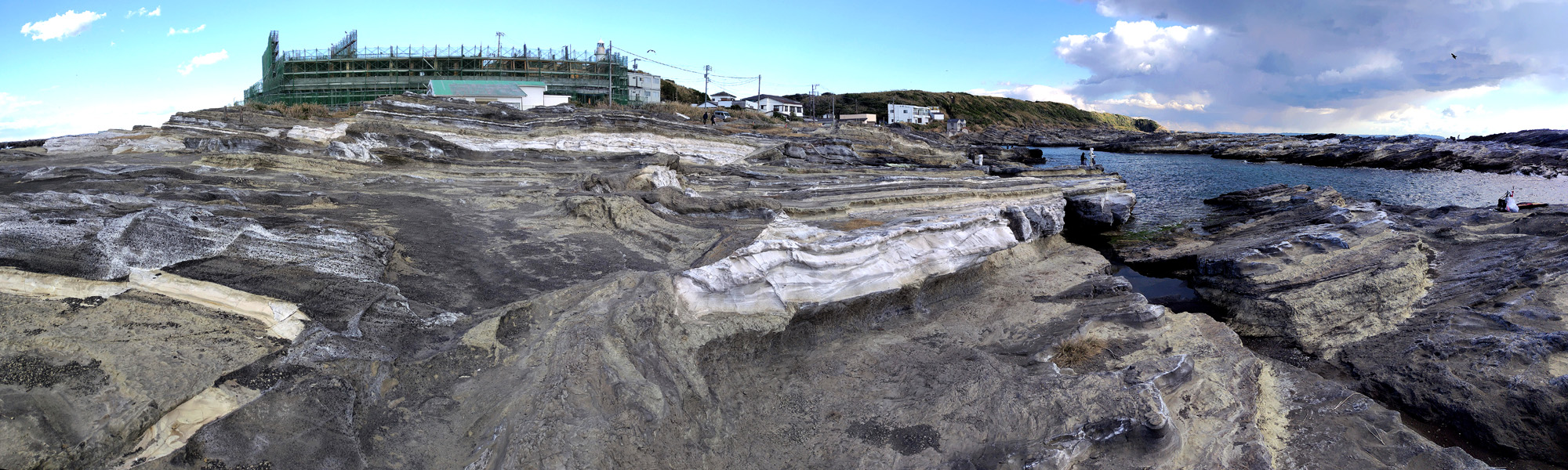 城ヶ島 テフラ 断層