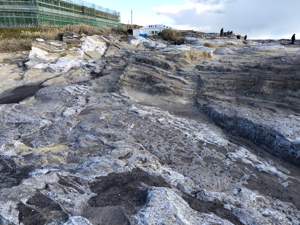 城ヶ島 テフラ 断層