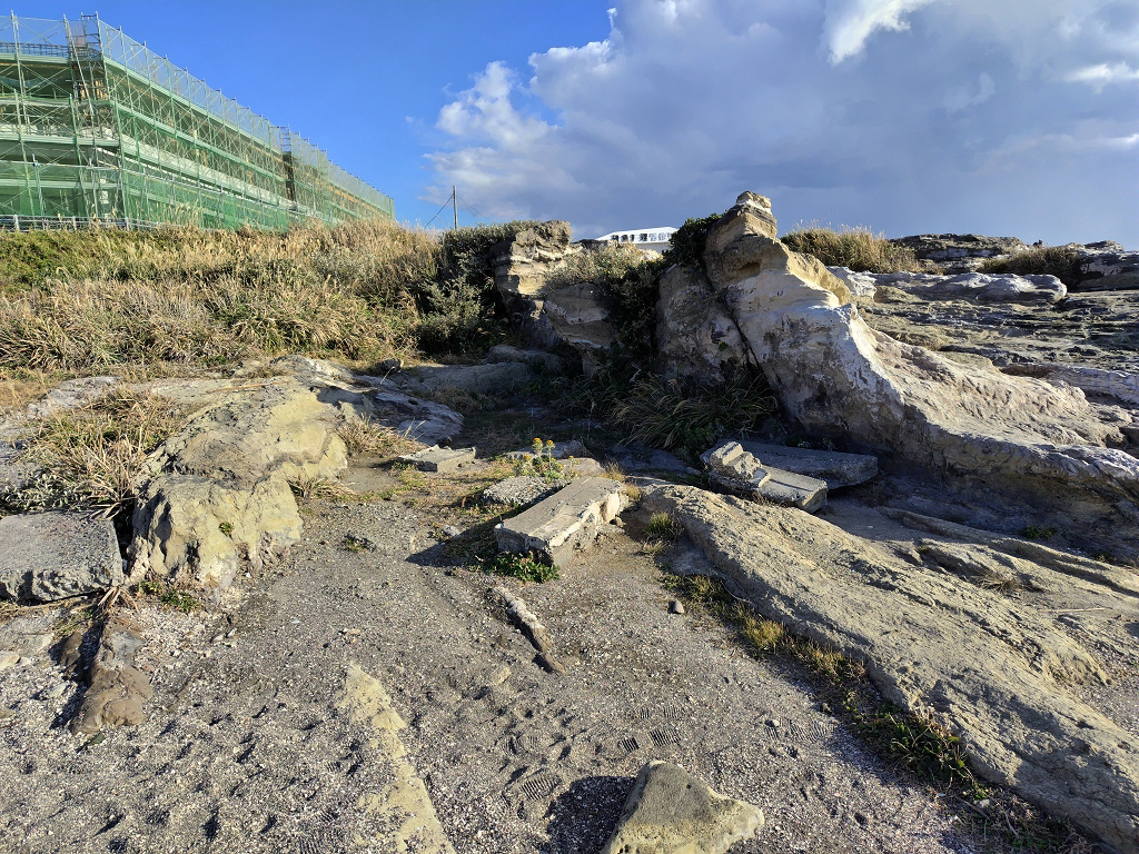 城ヶ島 テフラ 断層